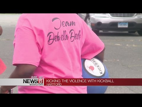 Hartford kickball game aimed at kicking violence