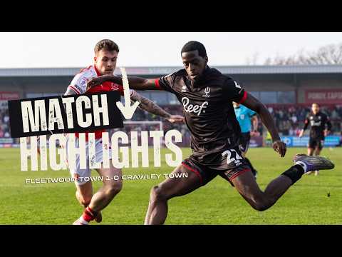 FC Fleetwood Town 1-0 FC Crawley Town 