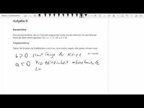 Matura Jänner 2020 AHS Aufgabe 9