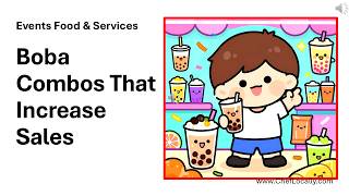 What Boba Menu Combos Increase Drink Stand Sales