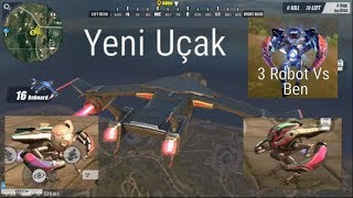 3 ROBOT VS BEN | YENİ UÇAK | FİRETEAM | RULES OF SURVİVAL