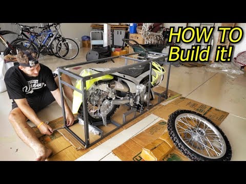 UNBOXING MY NEW PIT BIKE! Thumpstar 140cc