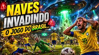 🚨NOTICIA URGENTE Naves Invadiram o jogo da seleção Brasileira...😲