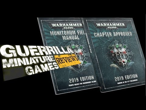 GMG Reviews - Chapter Approved: 2019 & The Munitorium Field Manual by Games Workshop
