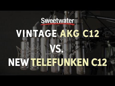 Vintage AKG C12 vs. New Telefunken C12 Mic Comparison