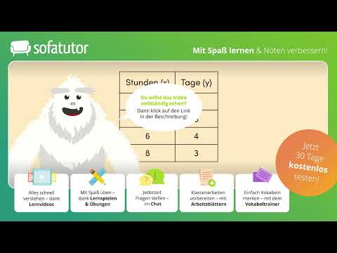 Proportionalitätsfaktor und Antiproportionalitätsfaktor einfach erklärt – Mathematik 7. & 8. Klasse