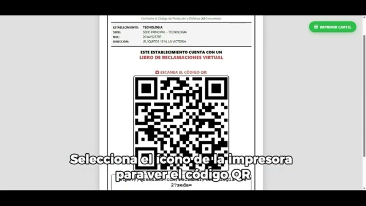 Activa y descarga tu QR en QReclamo