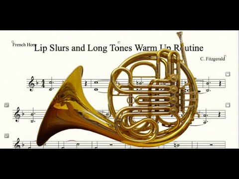 FRENCH HORN Long Tones Warm up