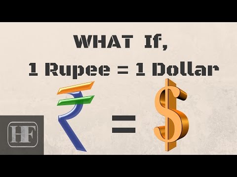 What Happens, if 1 ₹ = 1 $ (Rupee=Dollar)