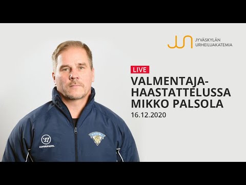 Valmentajahaastattelussa Mikko Palsola - 16.12.2020