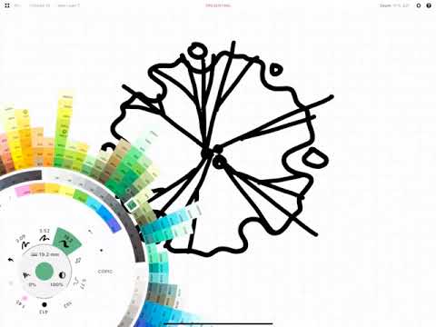 Concepts App Tips - Tree plan template on iPad Pro