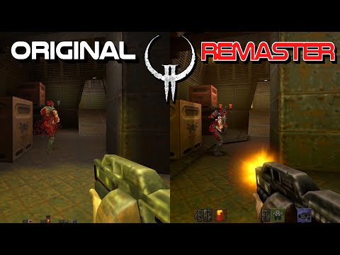 QUAKE 2 - Original vs Remaster (1997 vs 2023) Comparison