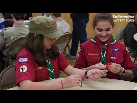Boy Scouts officially let girls in for the first time