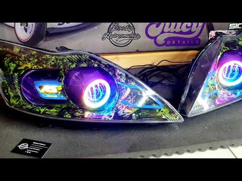 Ford focus RS Monster energy custom headlights