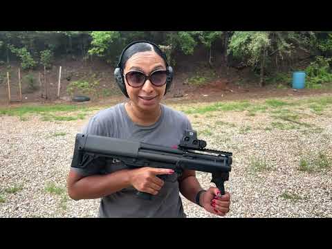 Kel-Tec Model KSG tactical slide action 12 gauge bullpup shotgun