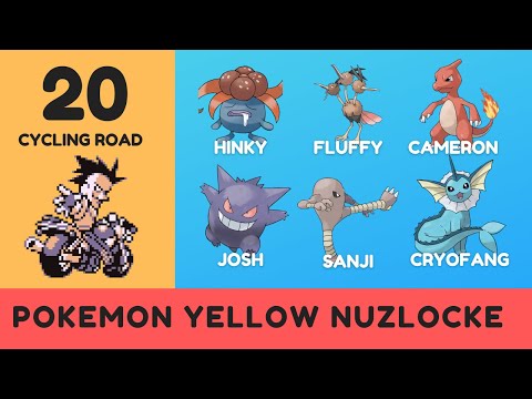 Pokemon Yellow Nuzlocke [Part 20 - Cycling Road + Starting Fuschia Gym]
