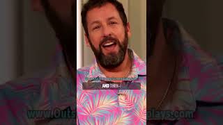 Adam Sandler imitates Jennifer Aniston