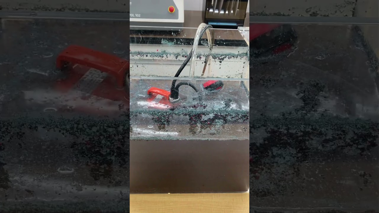 着色フェノール樹脂を含む排水をFILTEXでろ過する検証動画のサムネイル