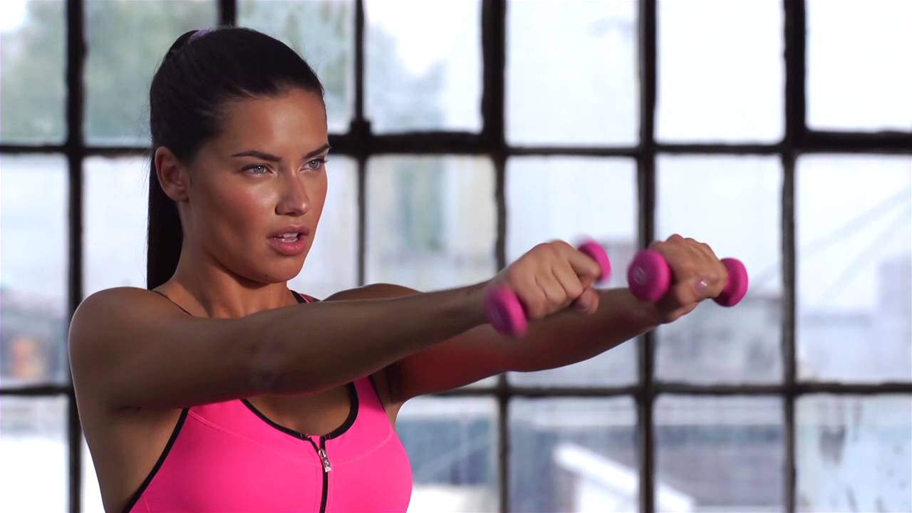 Train Like An Angel 2015: Adriana Lima Arm Workout thumnail