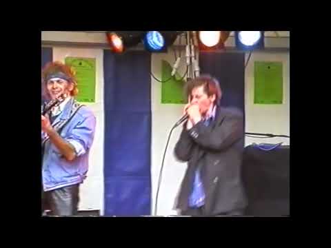 Abi Wallenstein 1994 mit Georg Schroeter und Marc Breitfelder in Neumünster