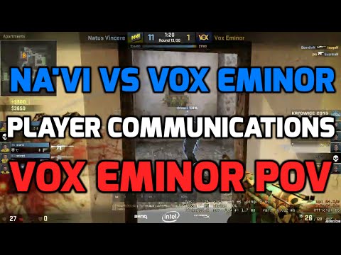 Katowice 2015 - Na'Vi vs Vox Eminor with players communications (Vox Eminor POV English)