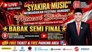 Download lagu LIVE STREAMING FESTIVAL DANGDUT SYAKIRA MENCARI BINTANG SE-SUMSEL 2026 - BABAK SEMI FINAL mp3