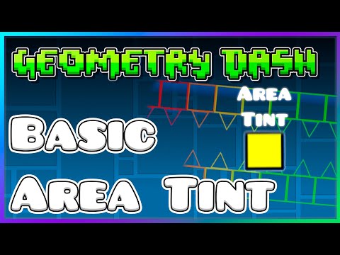 How to use Area Tint Trigger | Geometry Dash 2.2 Editor Tutorial