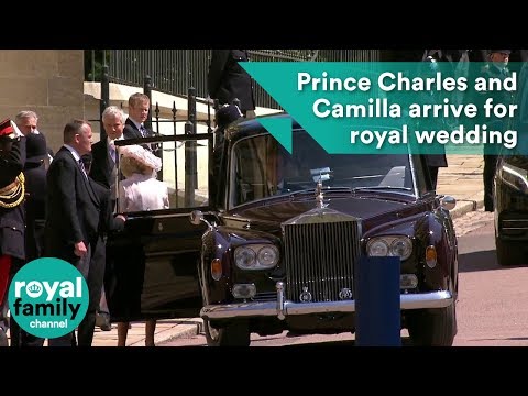 Charles and Camilla arrive at Royal Wedding 2018 of Prince Harry and Meghan Markle