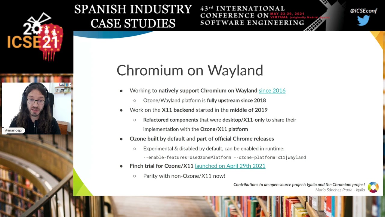 Contributions to an open source project:  Igalia and the Chromium project