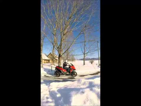 Scooter Quadro  4 du bitume à la neige 1