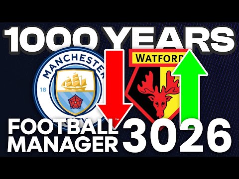 I Simulated 1000 YEARS IN THE FUTURE On Football Manager!