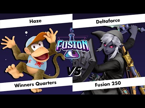 Fusion #250 - Haze (Diddy Kong) Vs. Deltaforce (Link) - Top 16 -  Winners Quarterfinals
