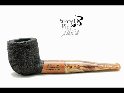 Pipa Paronelli radica pot rusticata fatta a mano - www.paronellipipe.com