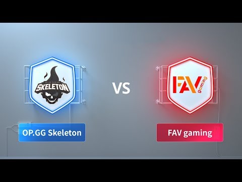 OP.GG Skeleton vs FAV Gaming  - 2018 Clash Royale League Asia Week 3 Day 2