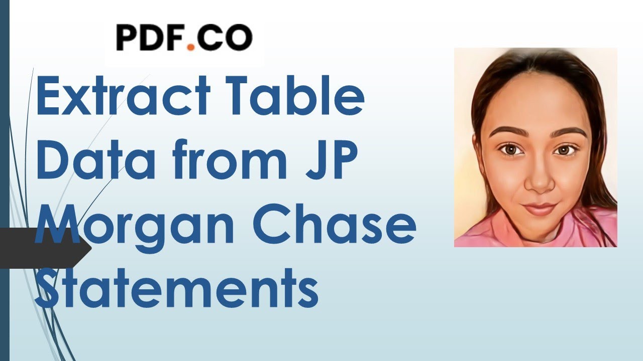 How to Extract Table Data from JP Morgan Chase Statements