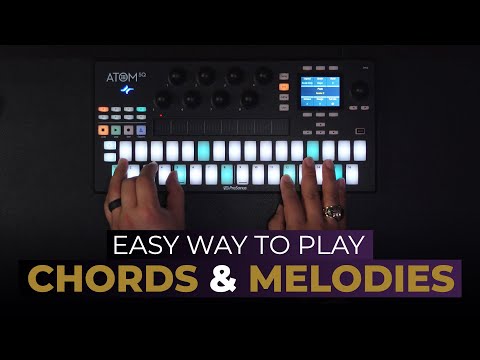 How to EASILY Play Chords and Melodies with the ATOM SQ
