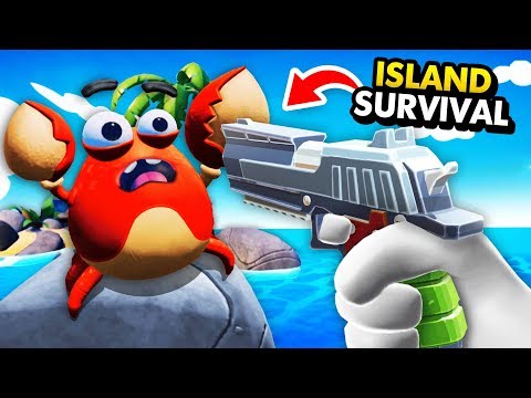Killing CARL THE CRAB (VR Island Survival)
