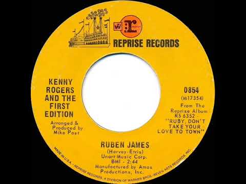 1969 HITS ARCHIVE: Ruben James - Kenny Rogers & The First Edition (mono 45)