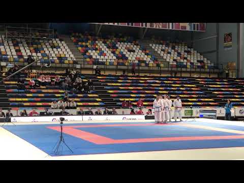 Azerbaijan Vs Russia Male Team Kata Repechage Final 54th European Karate Championships 2019