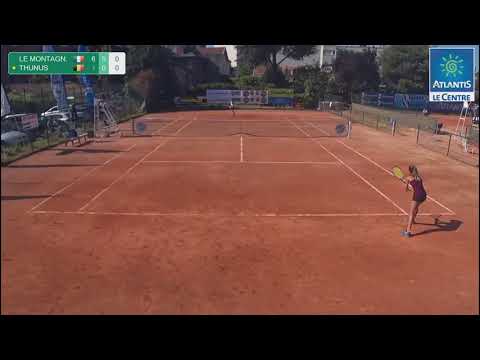 LE MONTAGNER Emma (FRA) VS THUNUS Emilie (BEL) - Court 12