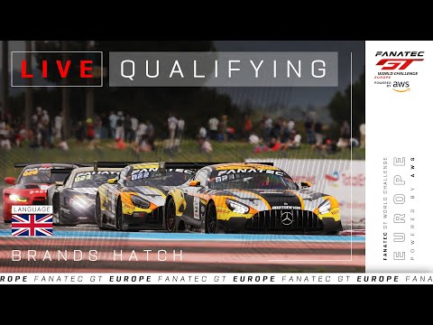 LIVE | Qualifying | Brands Hatch | Fanatec GT Europe 2024 (English)