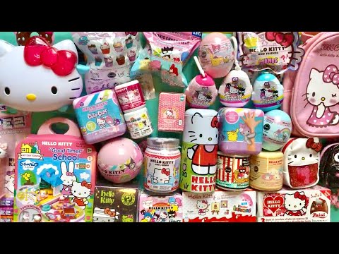 ASMR HELLO KITTY TOYS SURPRISE UNBOXING 5 HOURS‼️ HUGE Sanrio Mystery Blind Boxes mini toys