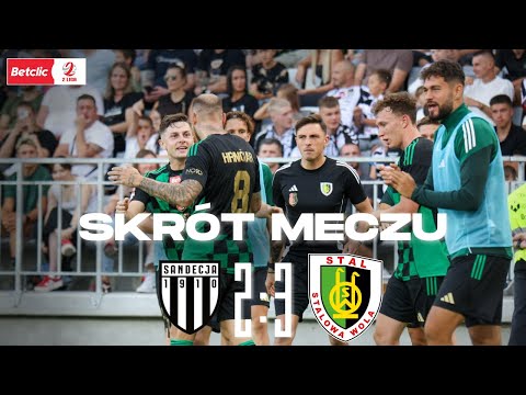 Sandecja Nowy Sącz - Stal Stalowa Wola 2:3 | SKRÓT Niesamowity powrót i gol w doliczonym czasie gry!