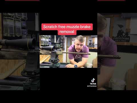Browning Hells Canyon muzzle brake removal ( without scratching the finish)