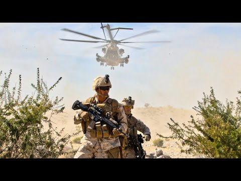 US Marines Air Assault Training RAW Footage