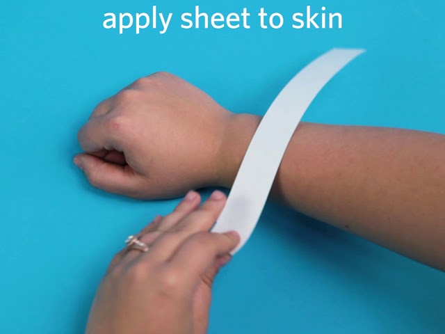 ورق تاتو ذهبي مؤقت - Silhouette Metallic Gold Tatt...