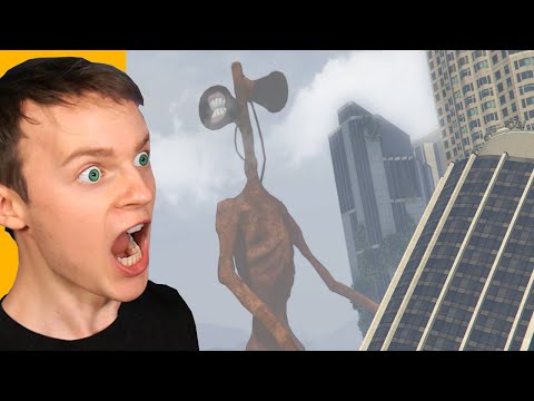 GTA 5 - GIANT SIREN HEAD Destroys LOS SANTOS!