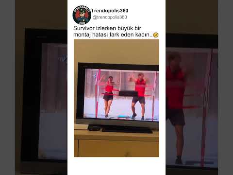 Survivor İzlerken BÜYÜK Bir Montaj Hatası Fark Eden Kadın😂