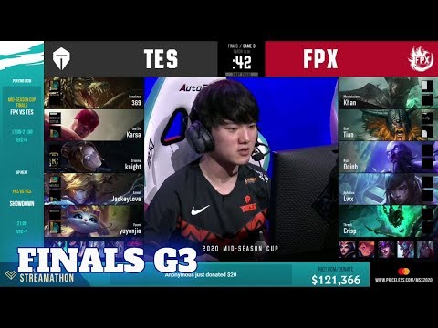 FunPlus Phoenix vs Top Esports - Game 3 | Finals 2020 LoL Mid Season Cup | FPX vs TES G3