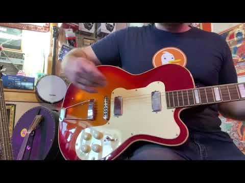 Old Kraftsman Thin Twin Reissue c.2010s? Cherry Sunburst image 7